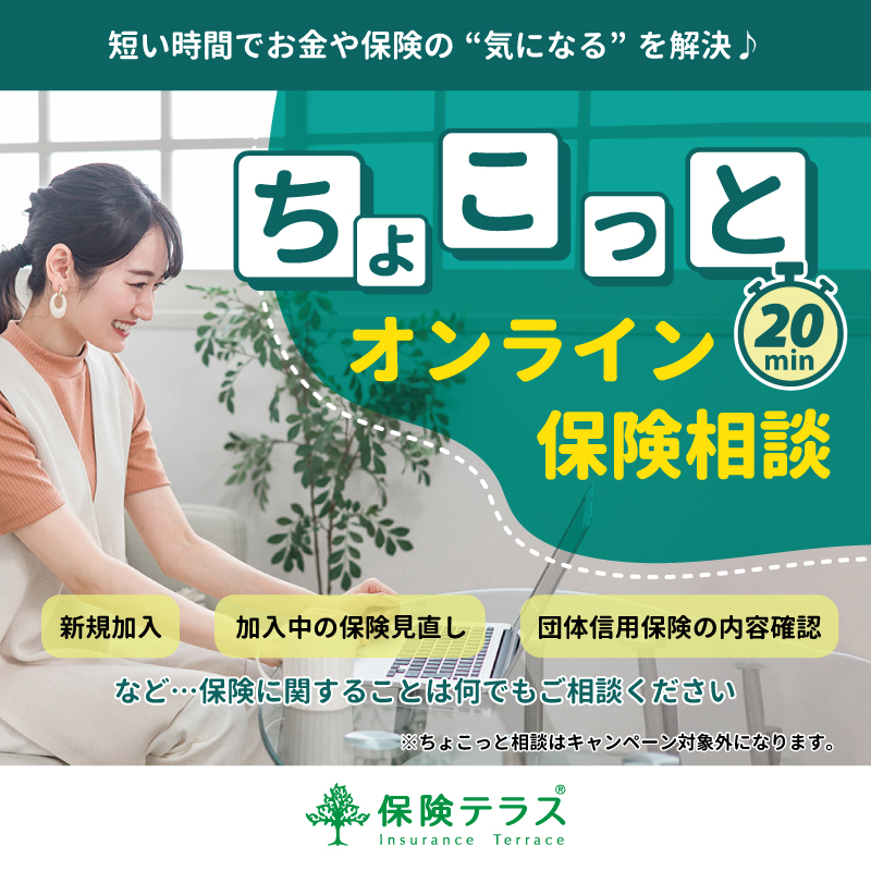 ちょこっとオンライン保険相談 - イメージ